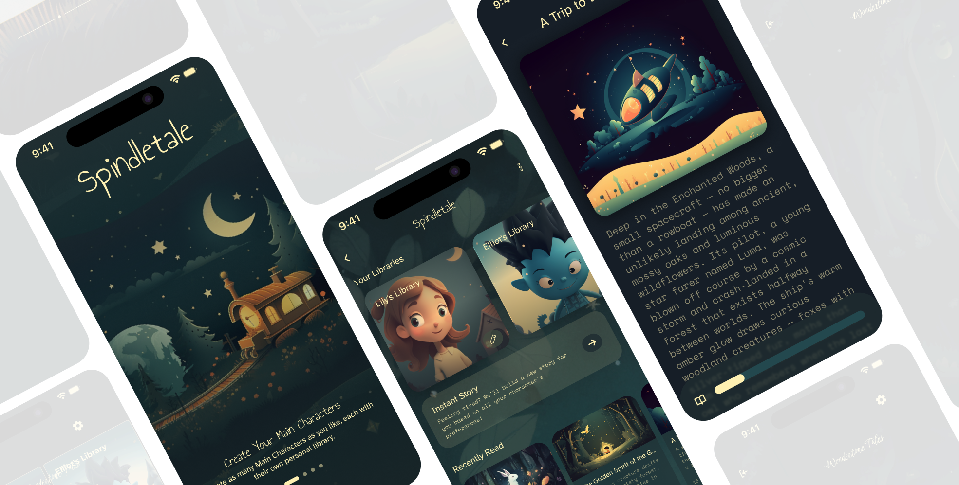 Spindletale app